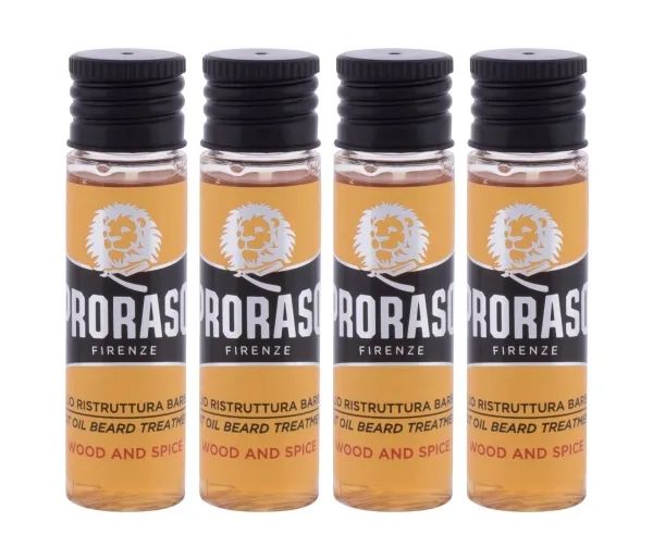 Proraso Wood And Spice Hot Oil Beard Treatment 4 x 17 ml