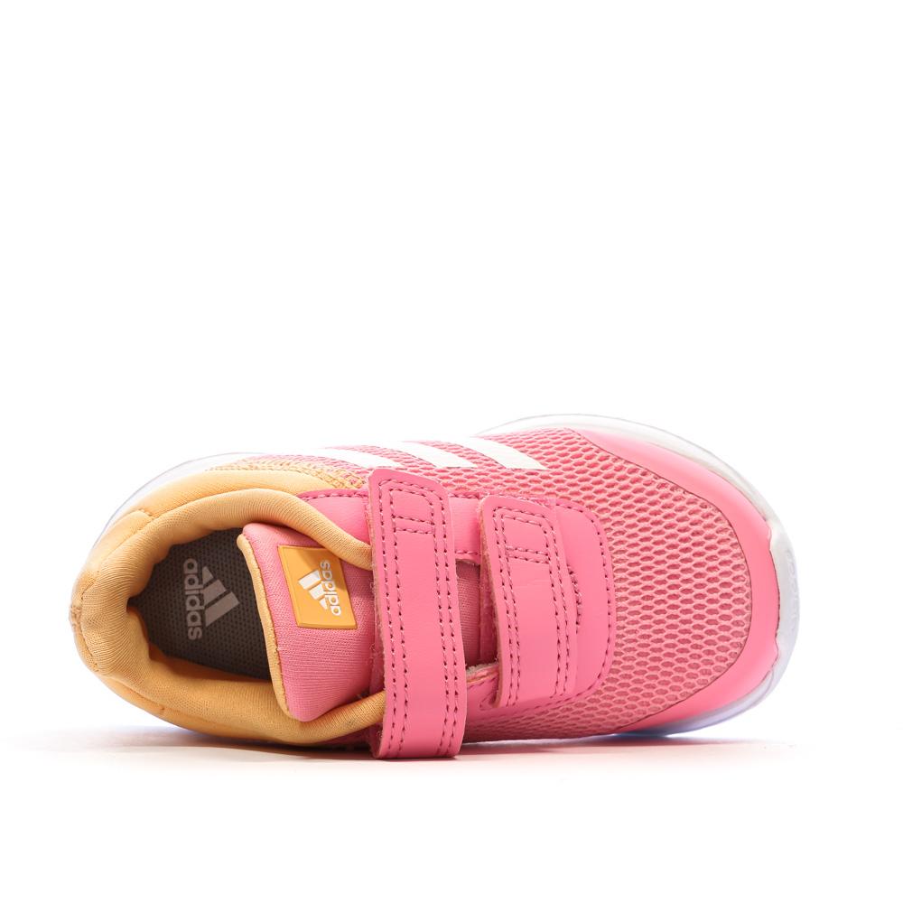 Adidas Baskets Rose/Orange Fille Adidas Tensaur Run 2.0