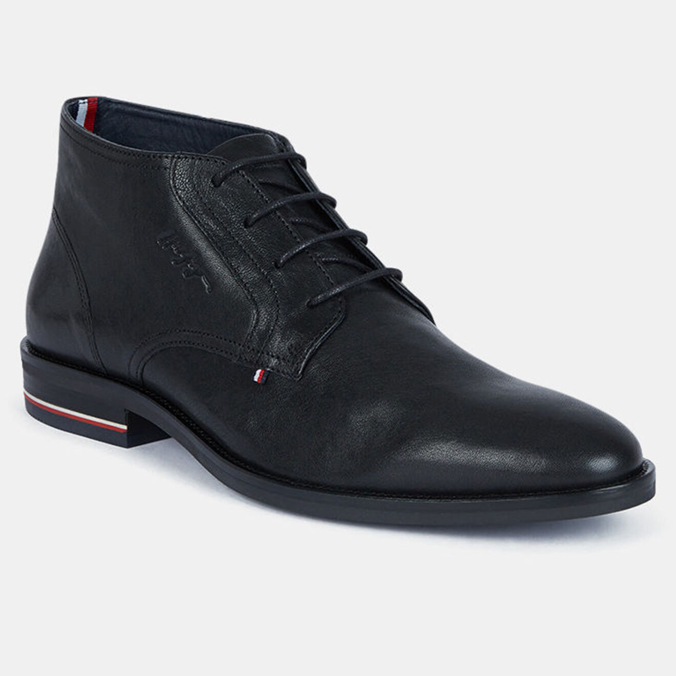 Tommy Hilfiger Desert boots en Cuir Signature noires