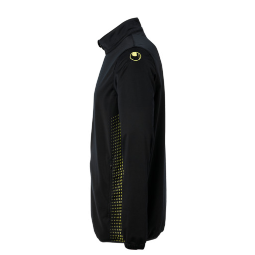 Jaqueta Score Classic Preta/Amarelo Fluorescente Uhlsport