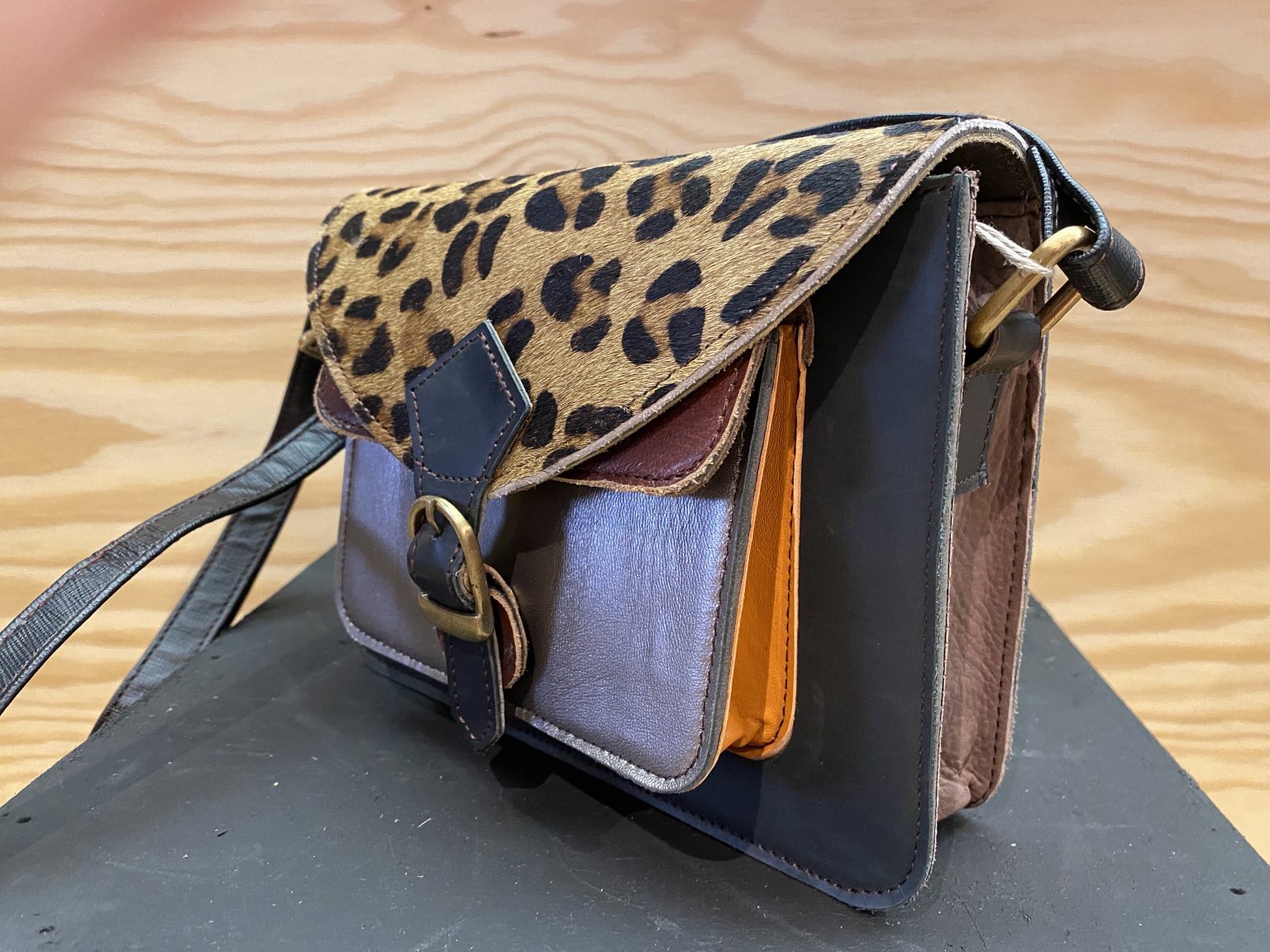 Unique Brand Leren Crossbody Tas Vacht