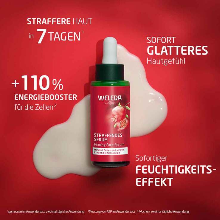 Weleda straffendes Serum Granatapfel & Maca, 30 ml