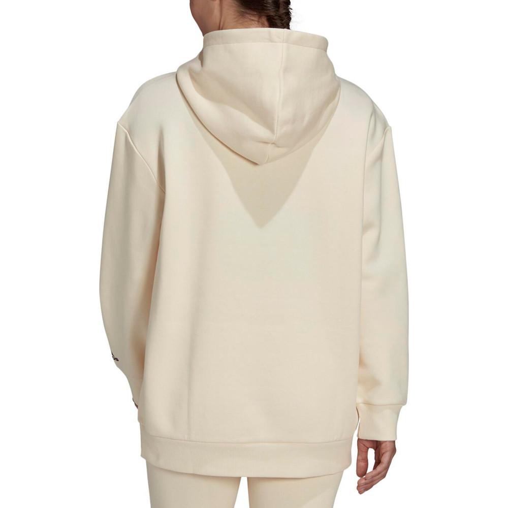 Adidas Sweat à capuche Ecru Femme AdidasLin Ov