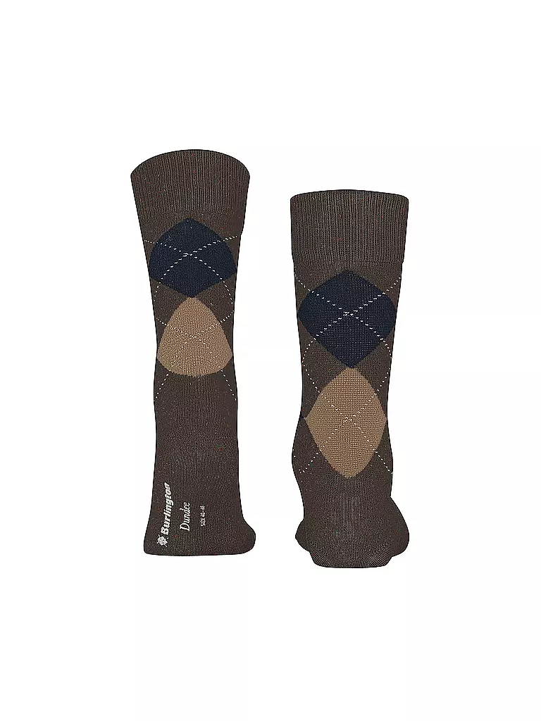BURLINGTON Herren Socken DUNDEE 40-46 buckeye mel braun