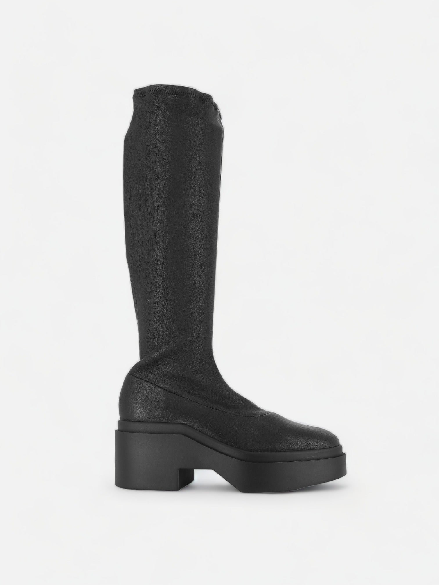HIGH BOOTS - NOVA boots, stretch lambskin black