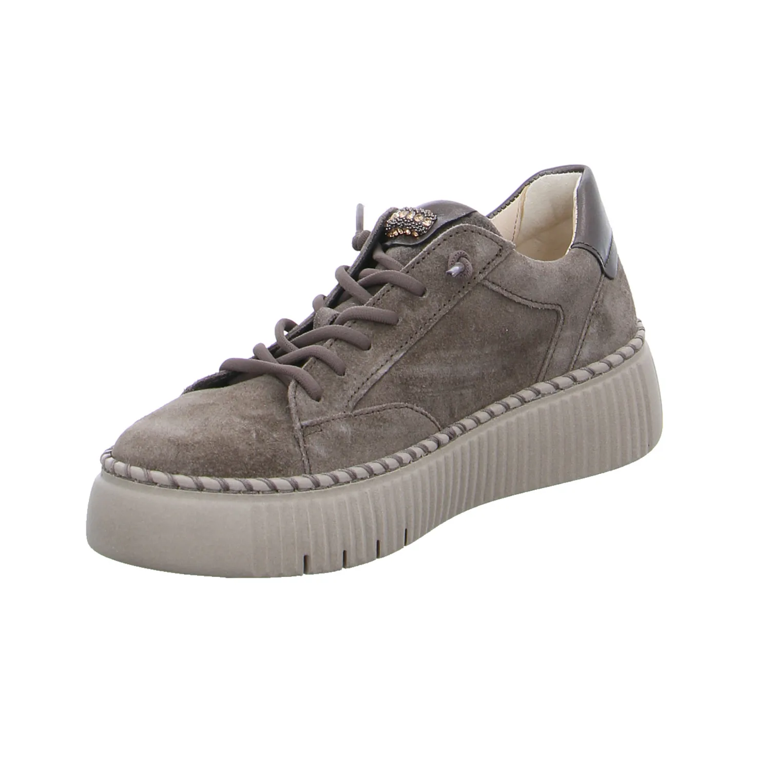 GABOR Sneaker Taupe Leder