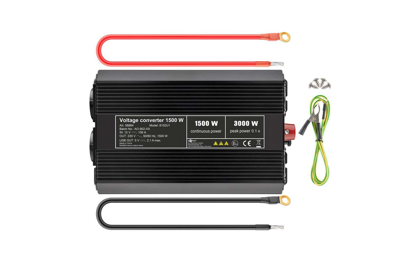 Goobay Spannungswandler 1500 W