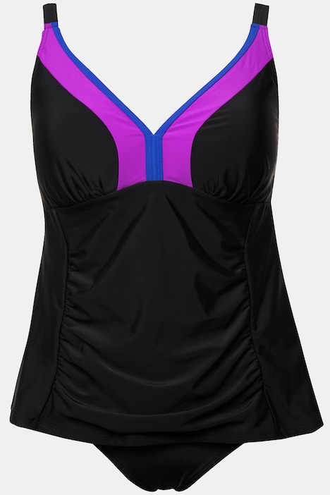Tankini, Glitter, Softcups, Träger verstellbar, recycelt