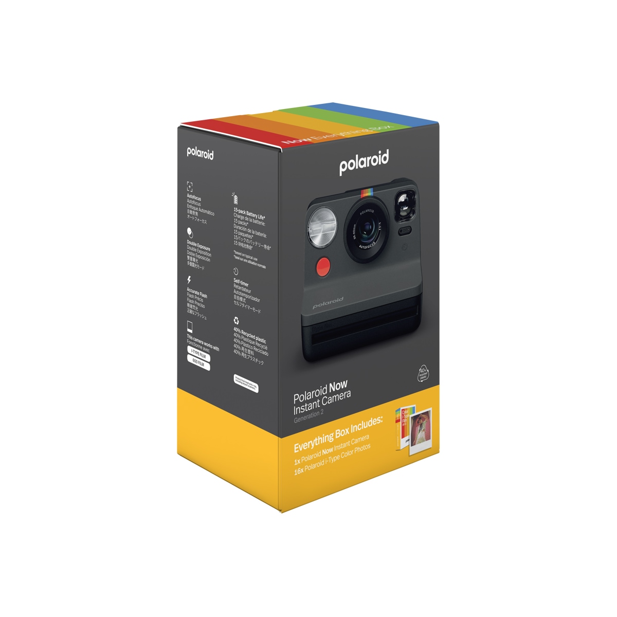Polaroid Now Gen 2 E-box Black