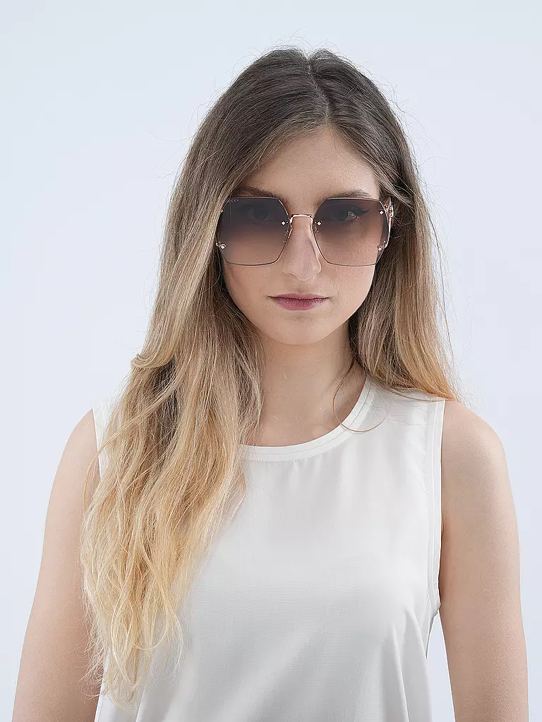 GUCCI Sonnenbrille GG156S gold