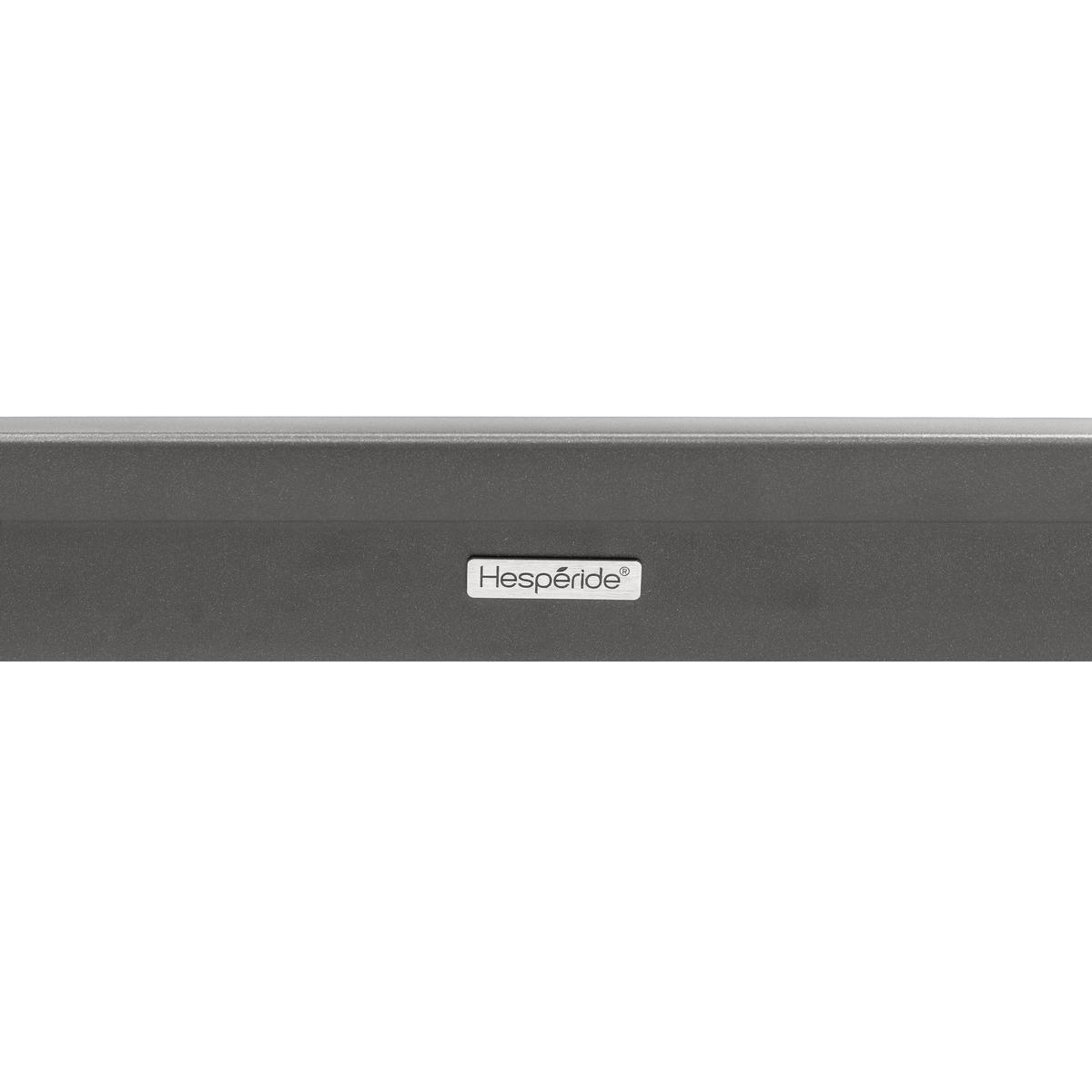 TABLE PAVANE EXTENSIBLE ALUMINIUM GRAPHITE 10 PLACES