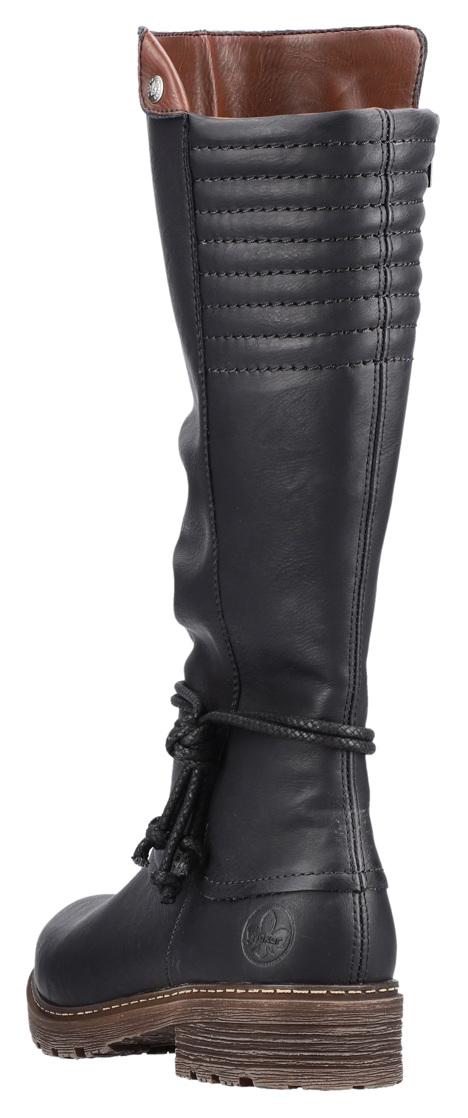 Rieker Winterstiefel  , Langschaftstiefel, Blockabsatz, mit Rieker-TEX-Membran