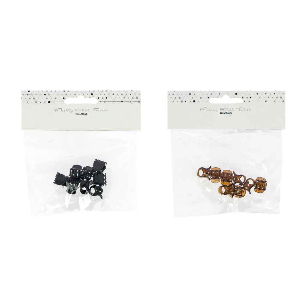 Pinces à cheveux crabe petit modèle x8