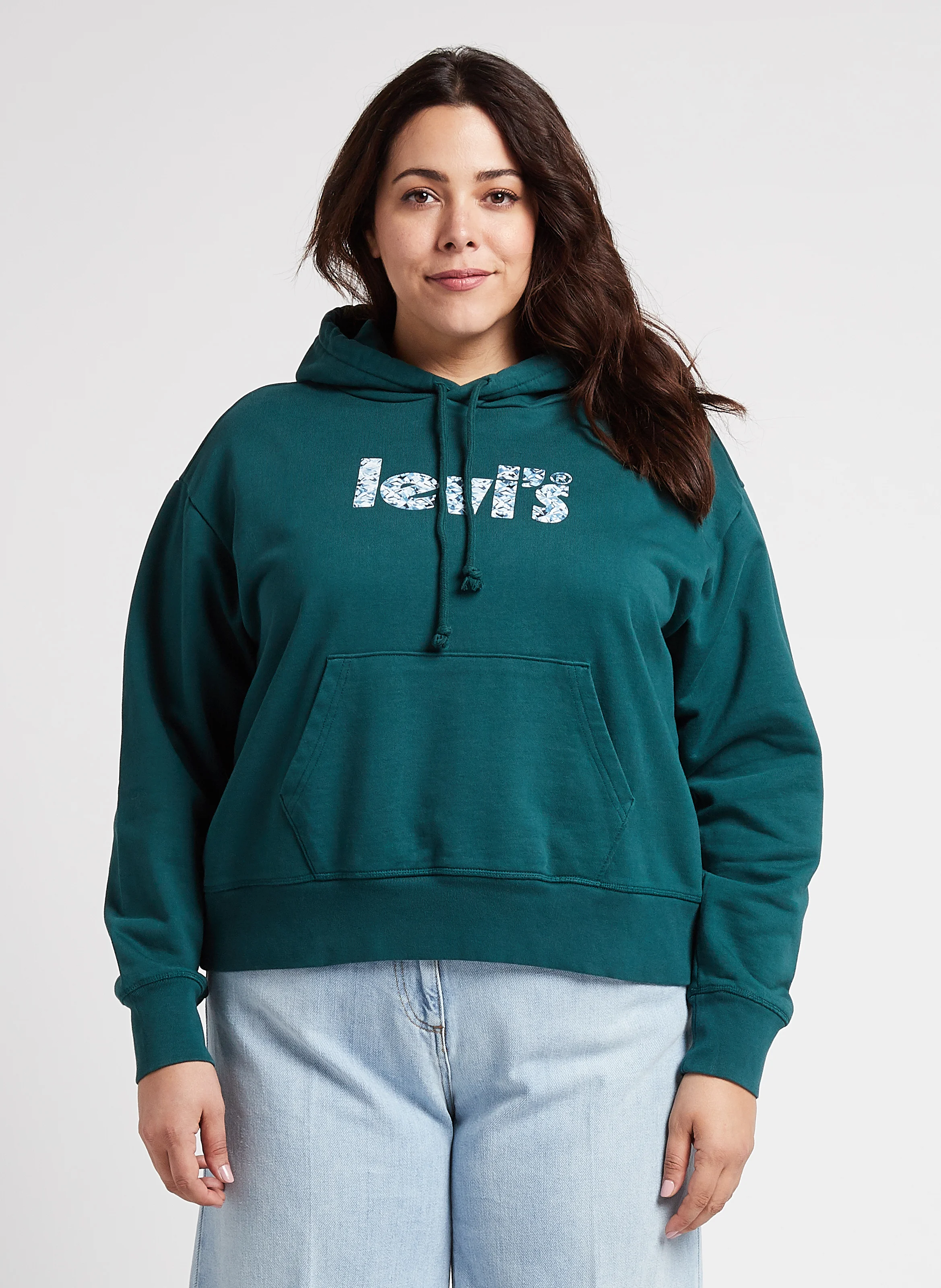 PL GRAPHIC STNDRD HOODIE - Sweat à capuche sérigraphié en coton mélangé| Vert