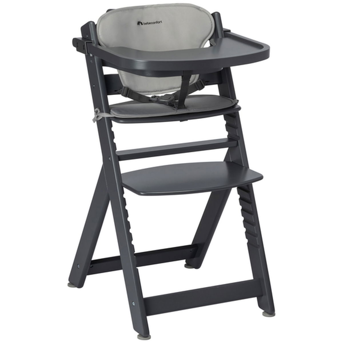 bebeconfortbebeconfort   Timba Hochstuhl mit Kissen mineral graphite