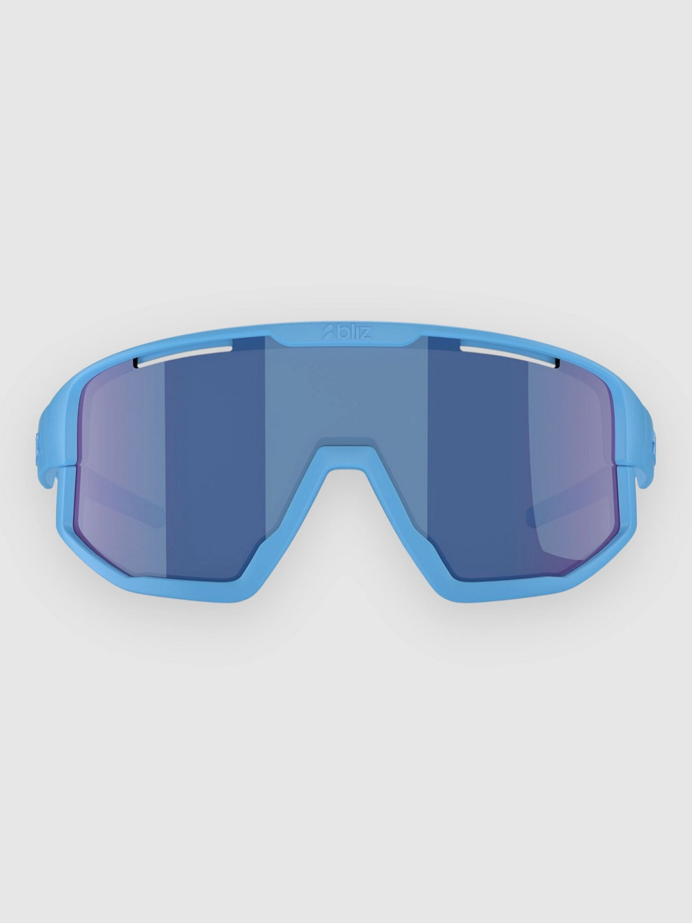 BLIZ Active Eyewear Fusion Matt Blue Sunglasses grey w blue mirror