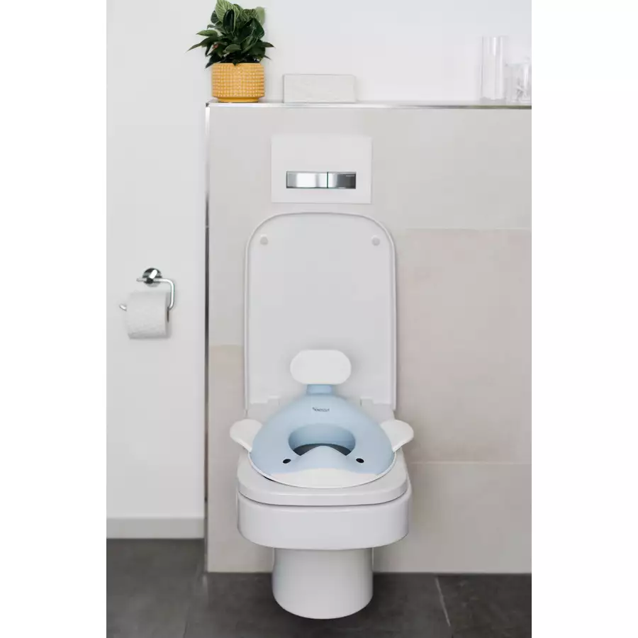 KINDSGUT Toilettenaufsatz Wal hellblau