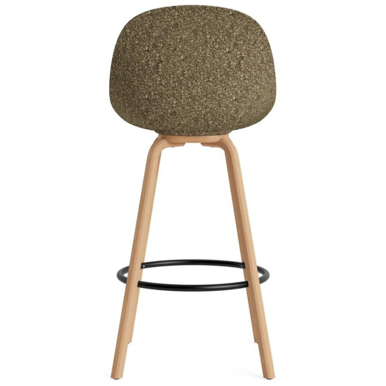 Normann Copenhagen Mat Chair stoel barkruk 75 cm beuken Cream/Hemp