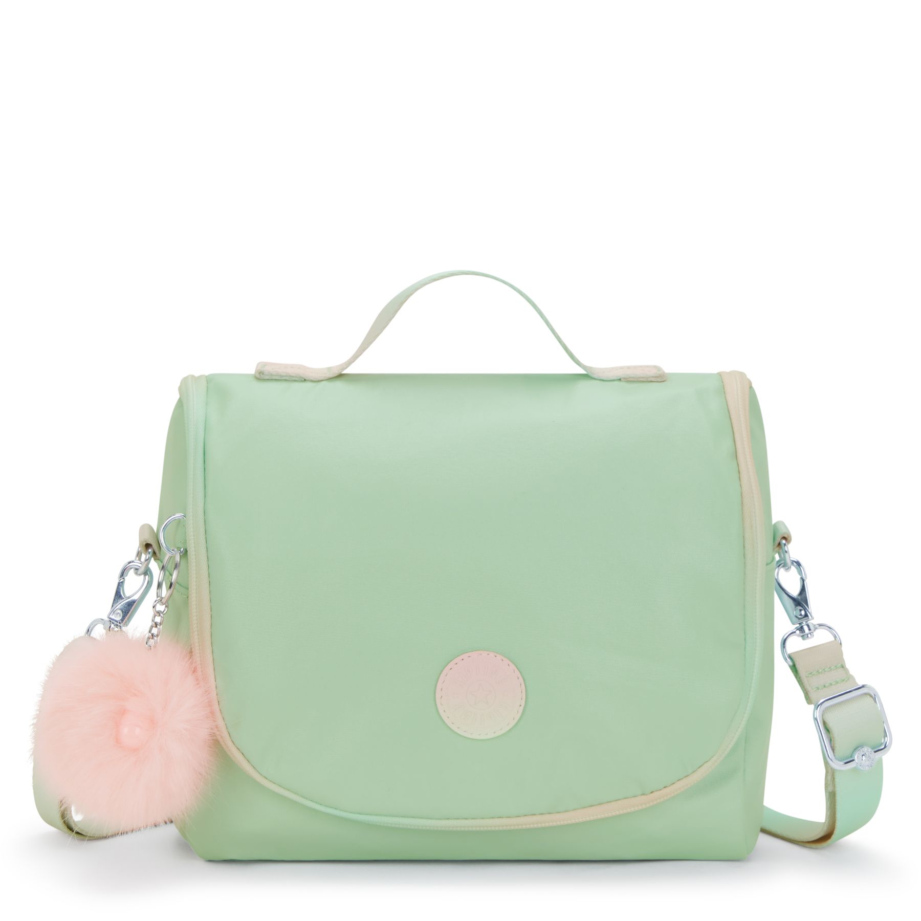 NEW KICHIROU Grand Sac Repas Isotherme avec Manchon pour Valise - Soft Green Metallic