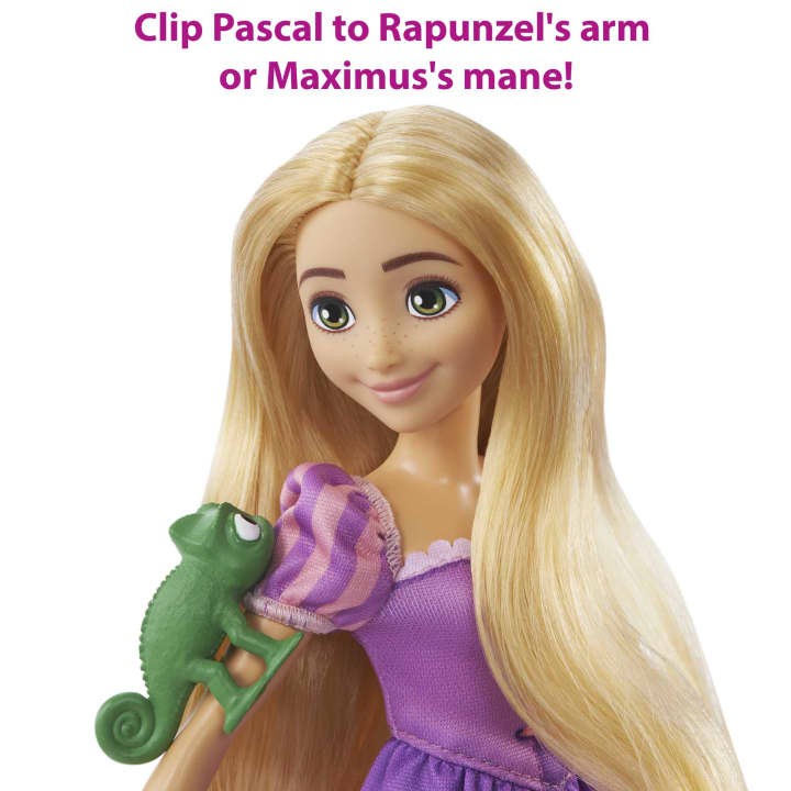Disney Prinsesse - Rapunzel Dukke og Hest