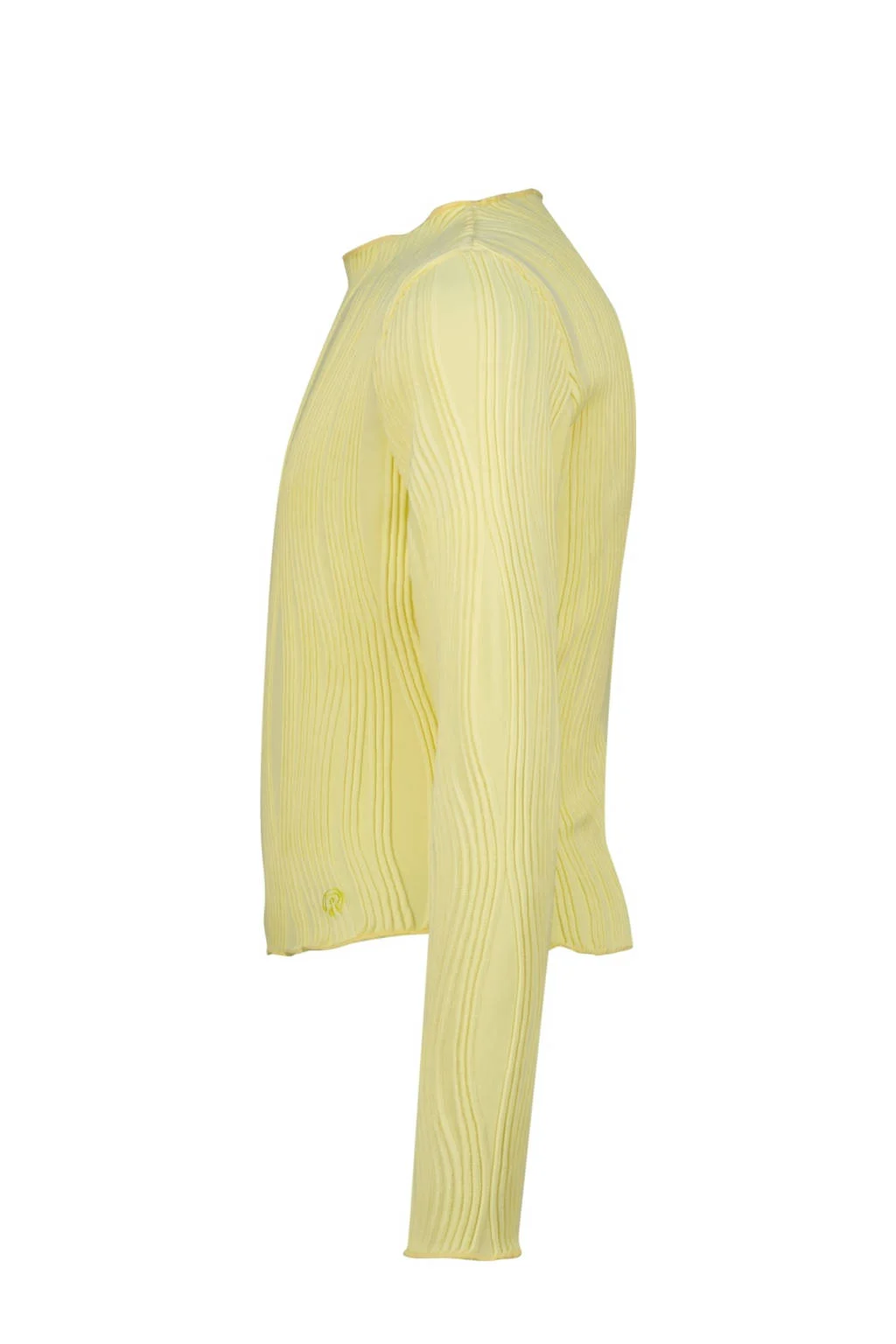 Raizzed longsleeve lichtgeel