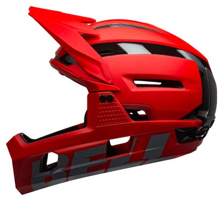 Casque avec Mentonnière Amovible BELL Super Air R Mips Rouge