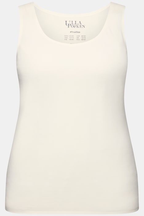 Tanktop, Rundhals, ärmellos, Modalmischung