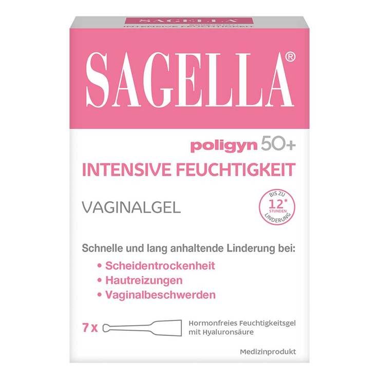 Sagella poligyn 50 + intensive Feuchtigkeit Gel, 7 St