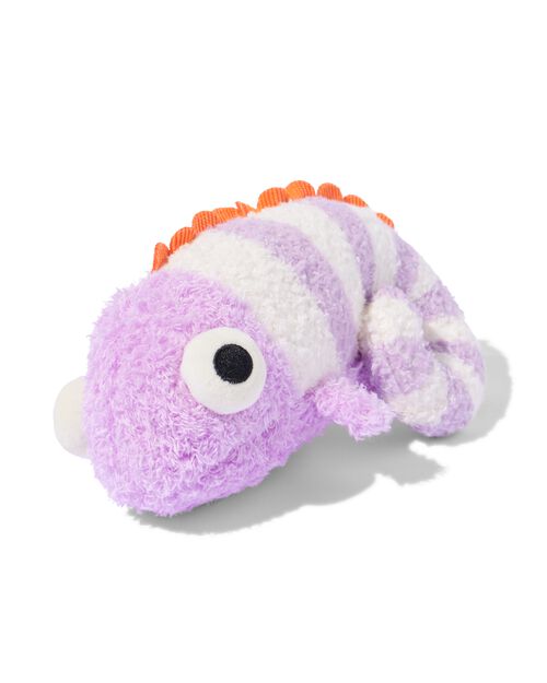 caméléon en peluche