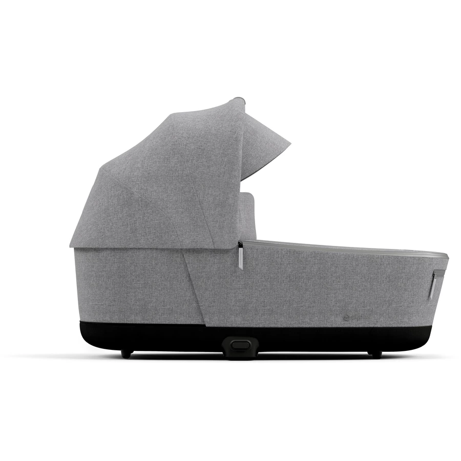 cybex PLATINUM Kinderwagenaufsatz für New Priam und e-Priam Lux Carry Cot Manhattan Grey Plus