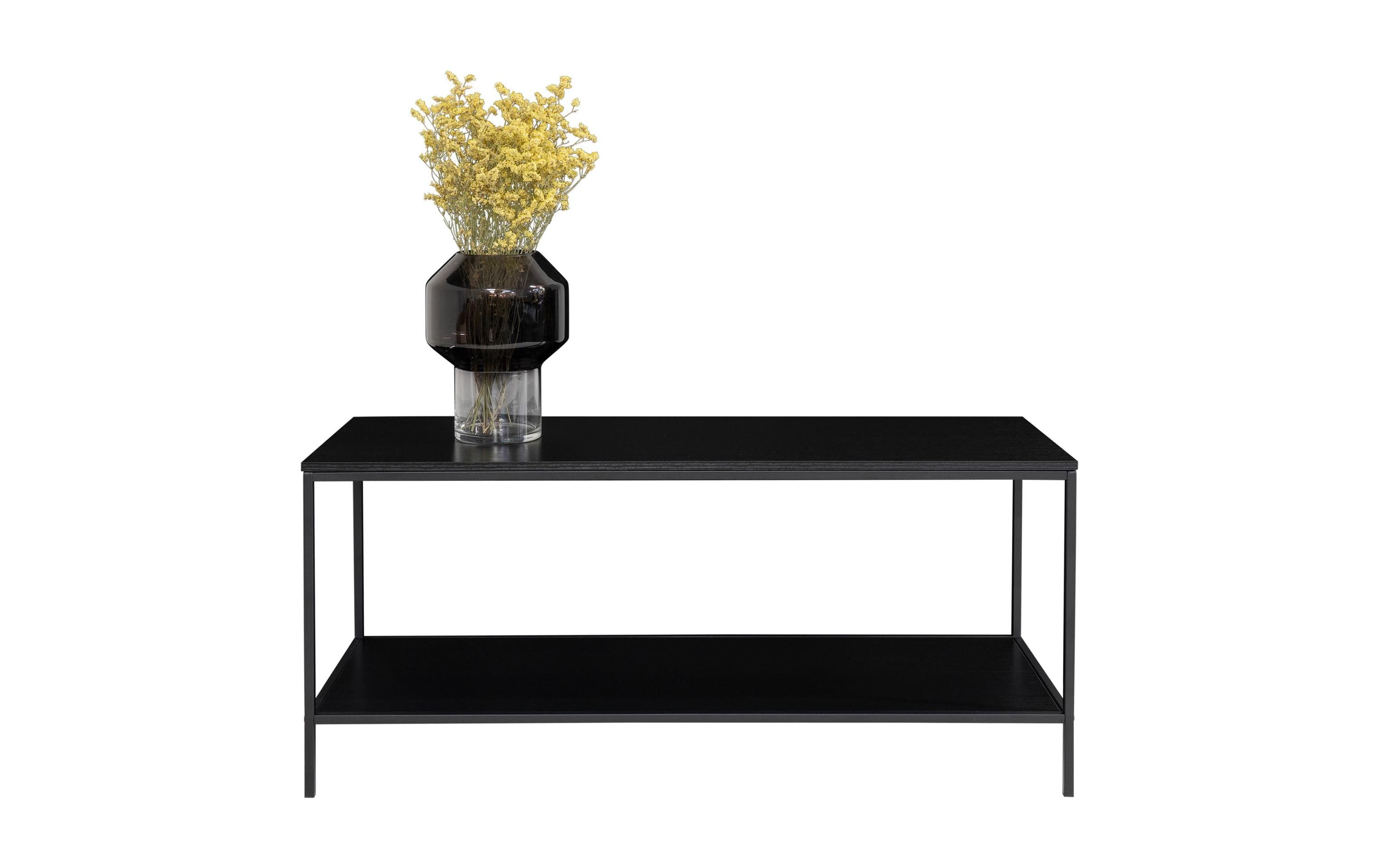 TV-Möbel Vita 36 x 100 cm, SchwarzTV-Tisch mit Gestell