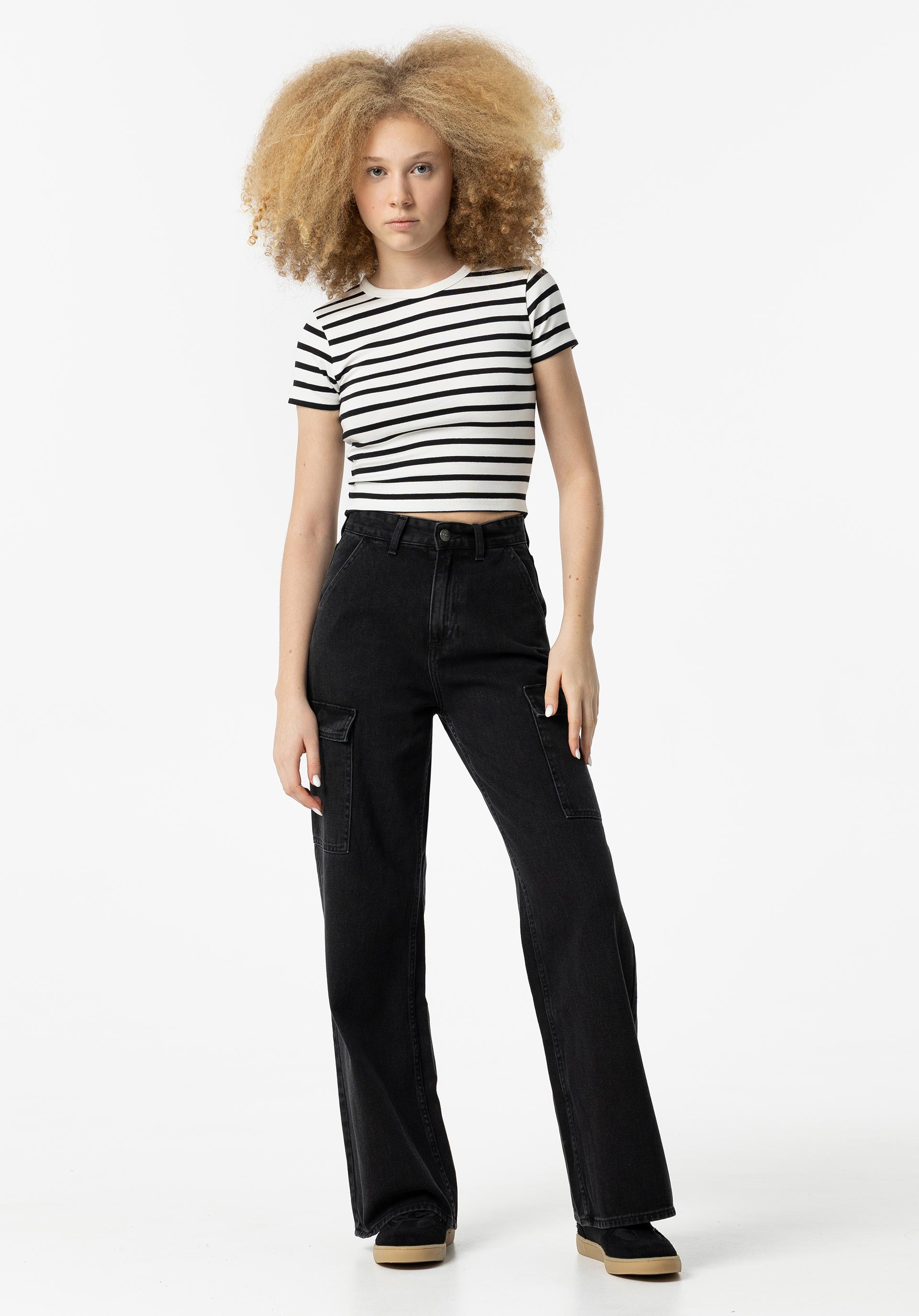 Jeans Cargo Wide Leg