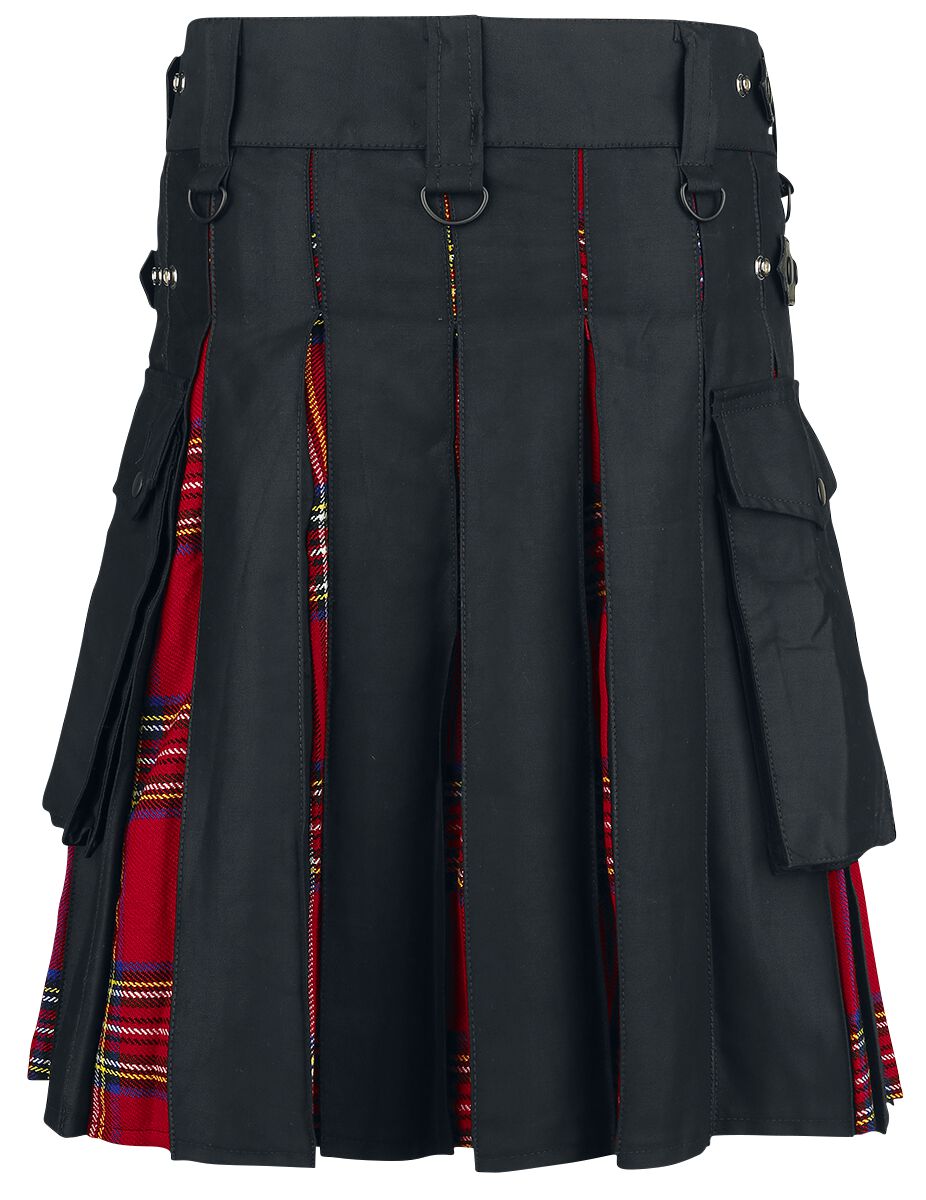 Kilt Tartan Noir | Altana Industries Jupe mi-longue