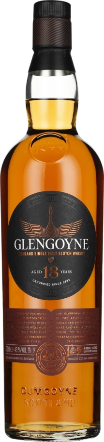 GLENGOYNE 18 YEARS SINGLE MALT 70CL