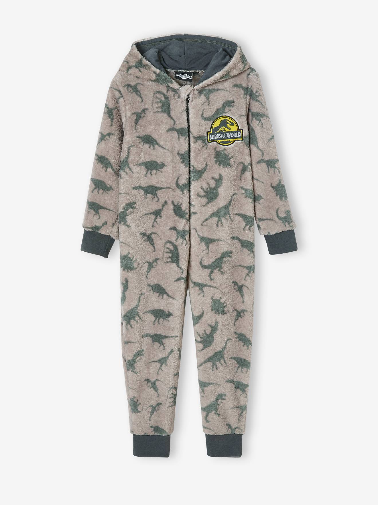 Pijama macacão estampado cinza médio do Jurassic World®
