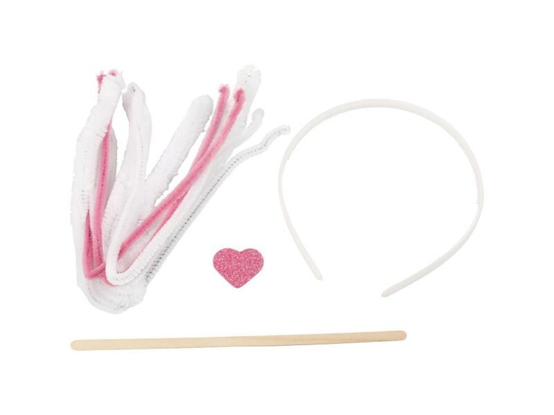 Creativ Company Bastelset Mini Haarreif 1 Stück Kreativset zu Ostern oder als Geschenk fürs Osternest