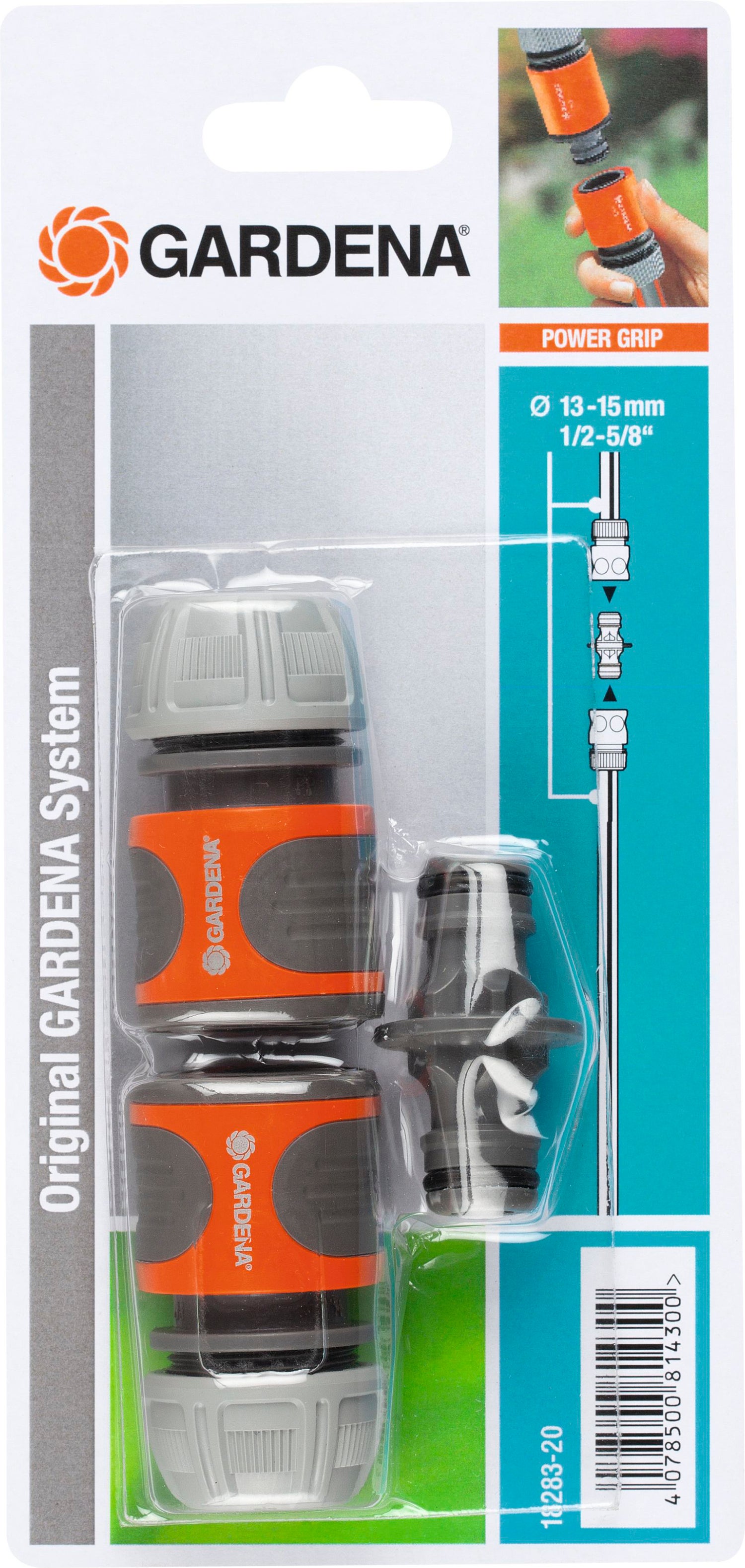 Gardena koppelingsset 13 mm (1/2 inch)