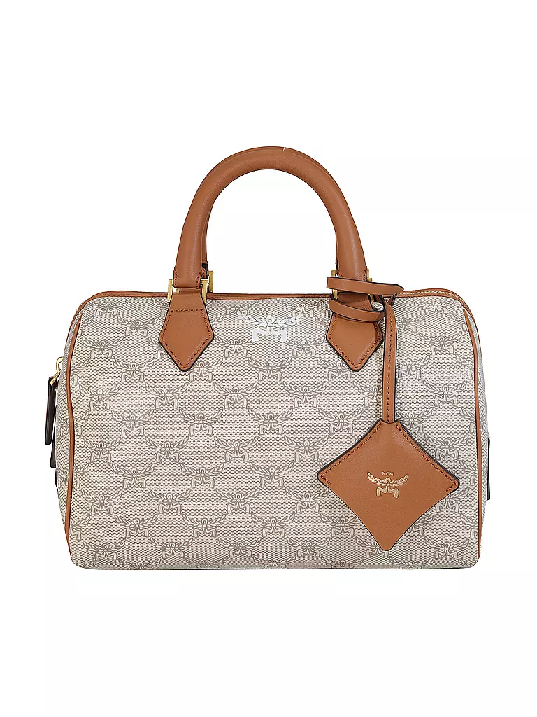 MCM Ledertasche - Henkeltasche ELLA BOSTON  beige