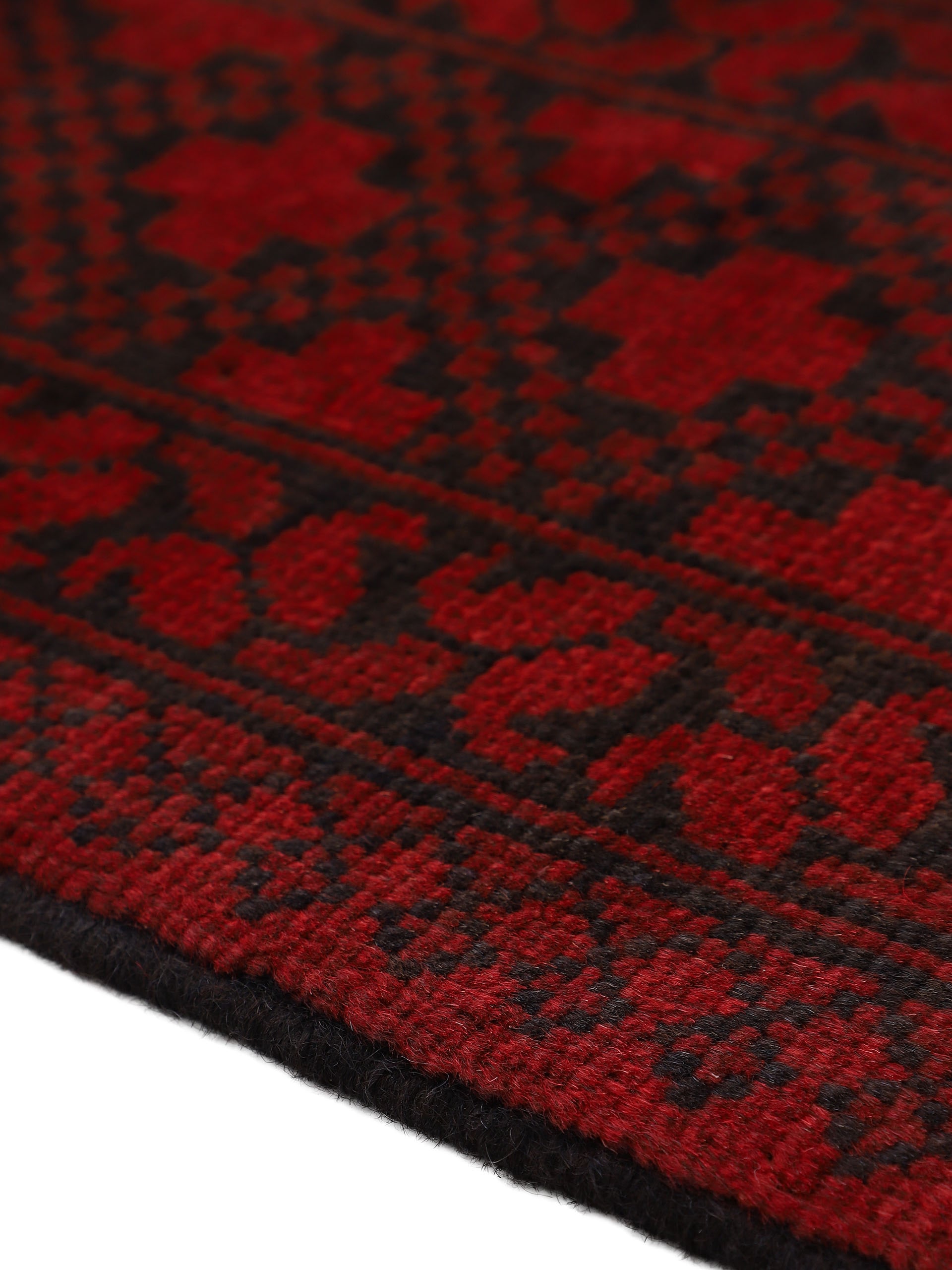 Woven Arts Orientteppich »Afghan Akhche ,   auch als Läufer« rechteckig 10 mm Höhe handgeknüpft, reine Wolle für ein warmes Raumklima, Wohnzimmer