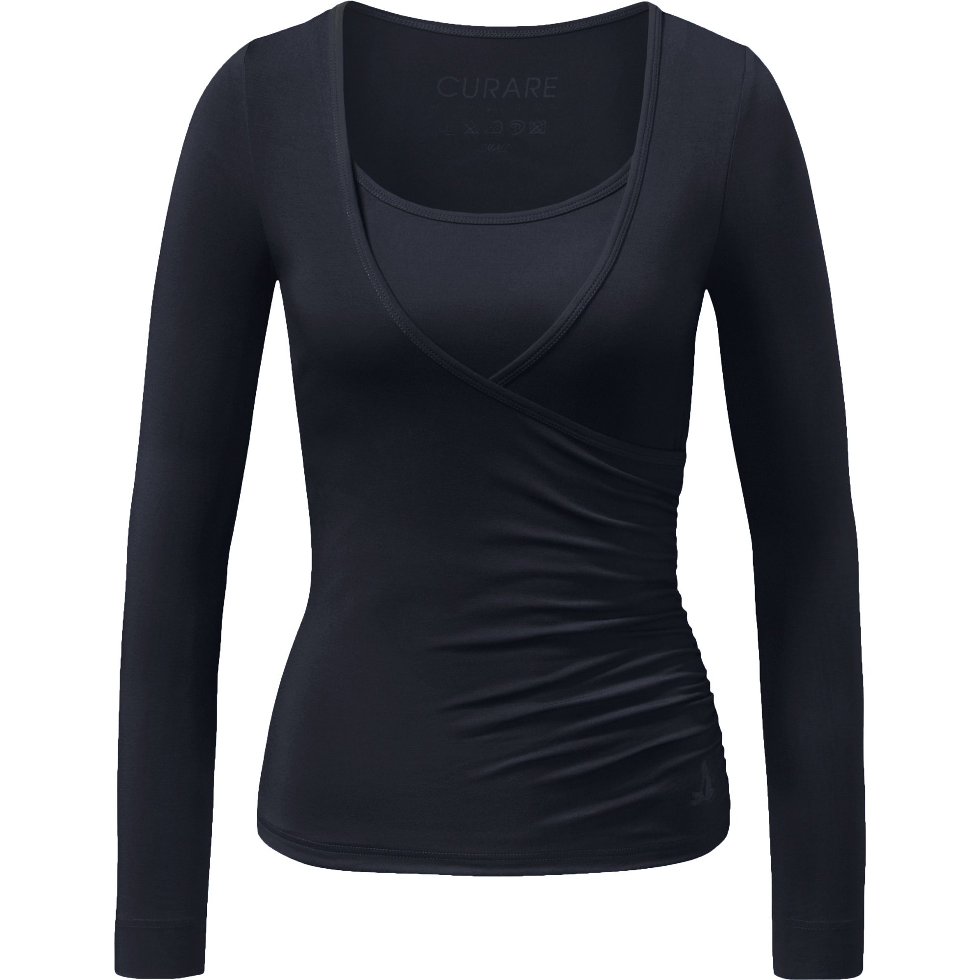 Curare Wrap Shirt Damen midnight