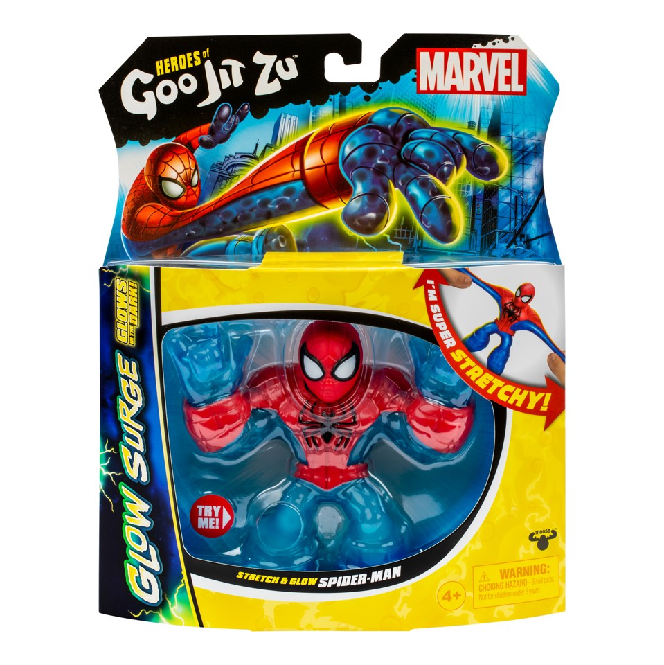 Goo Jit Zu - Marvel Glow Surge Spiderman