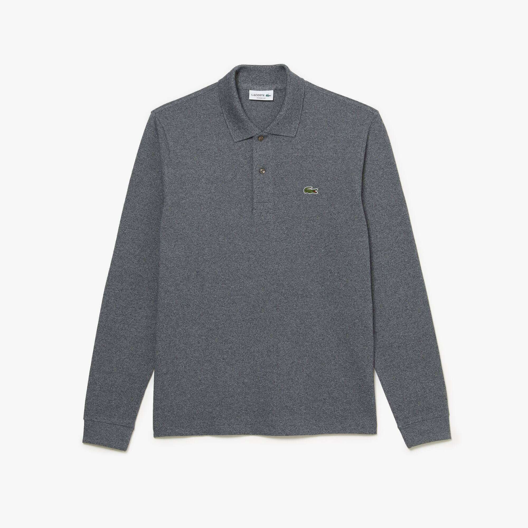 Original L.12.12 Heathered Langarm-Poloshirt Lange Ärmel - Grau - Lacoste - Herren