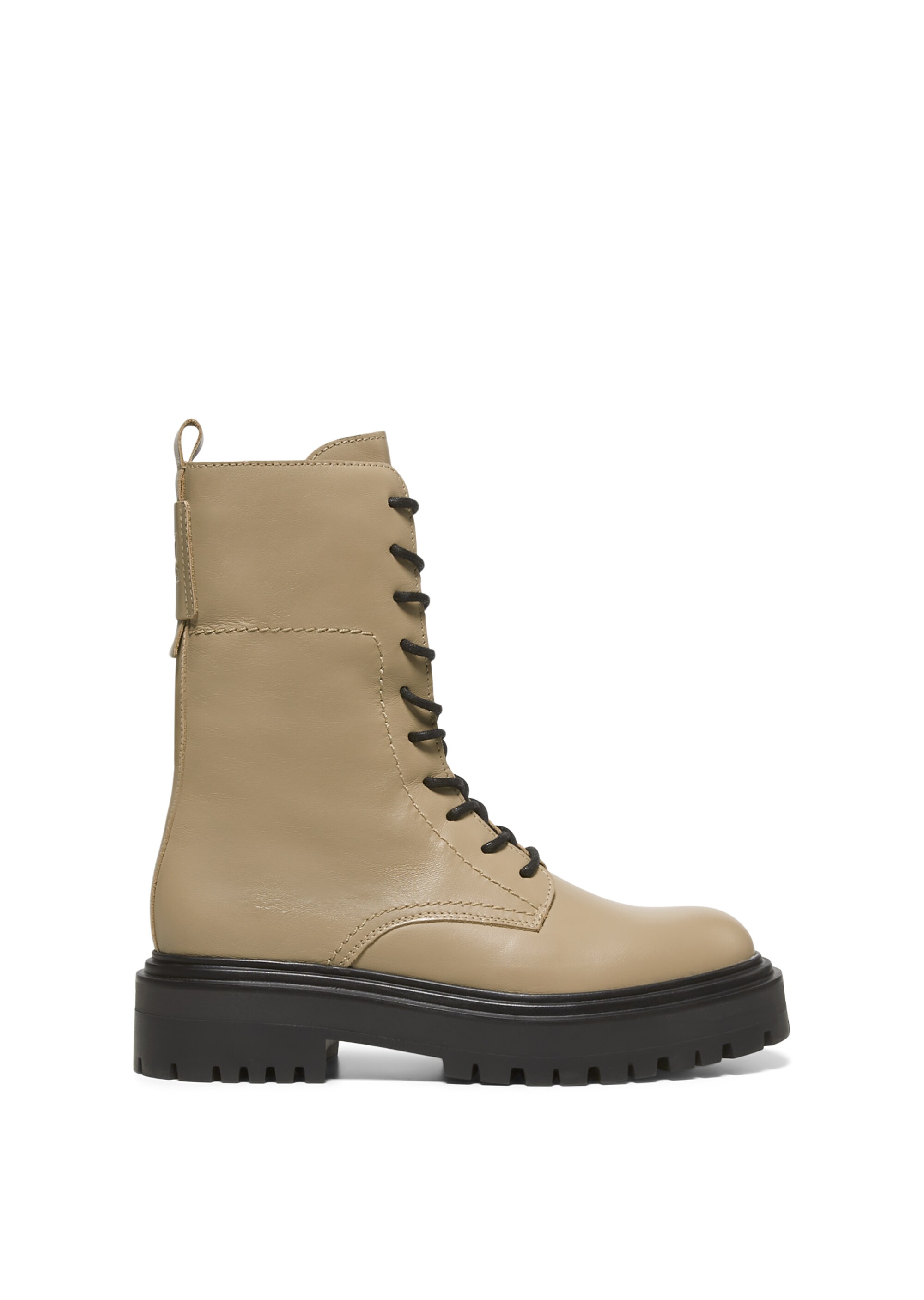 Schnürstiefel aus softem Kalbleder