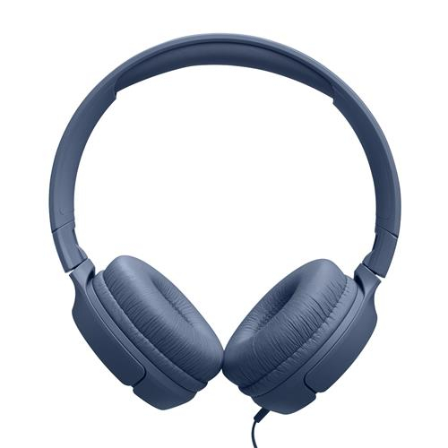 Tune 520C Wired Kopfhörer On-Ear Headset Pure Bass Sound   eingebautes Mikrofon (JBLT520CBLU) - Blau