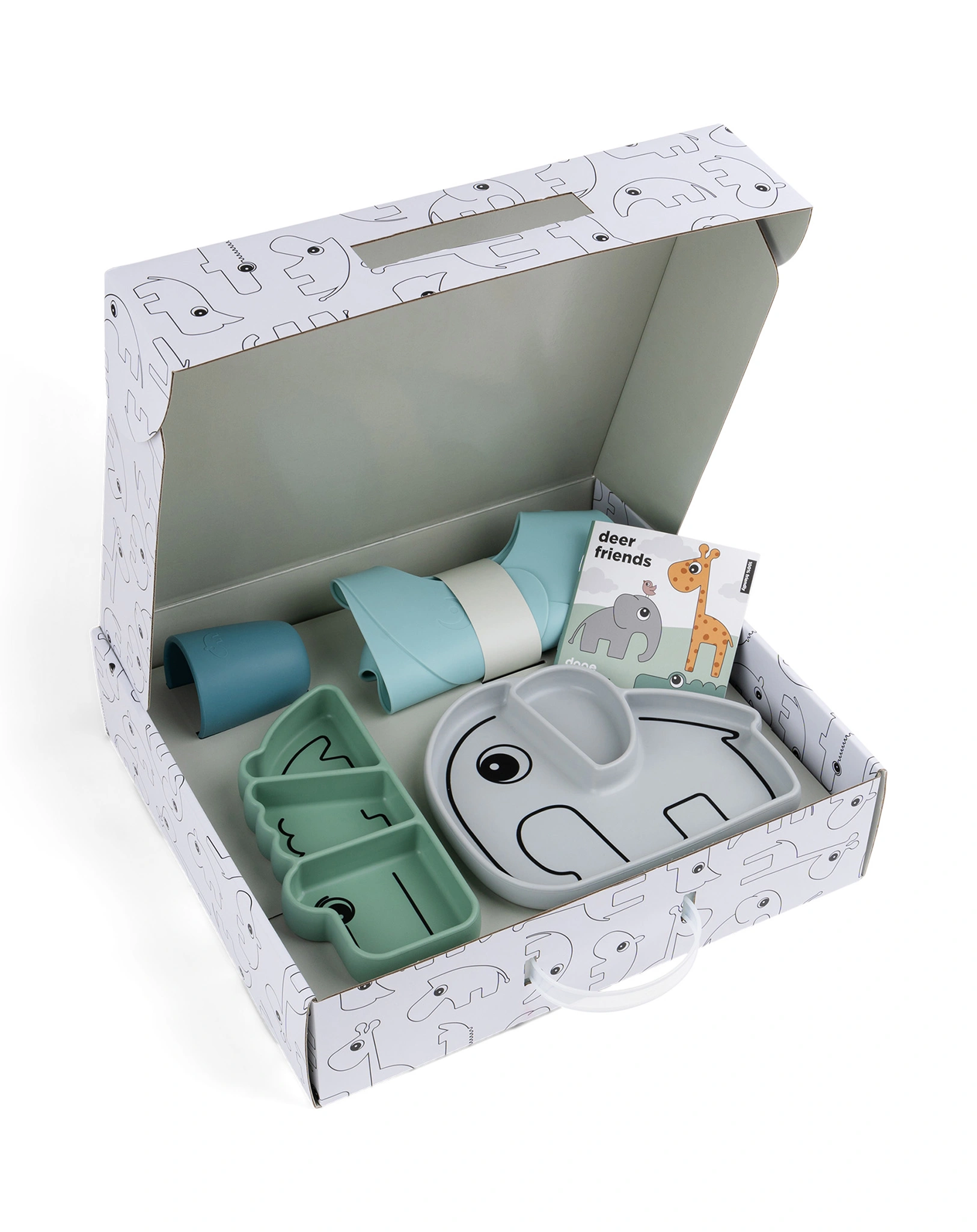 Geschirrset STICK&STAY 5-teilig in blau