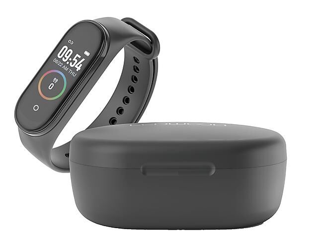 LEDWOOD - ECOUTEURS TWS + BRACELET TRACKER D'ACTIVITE KEPLE