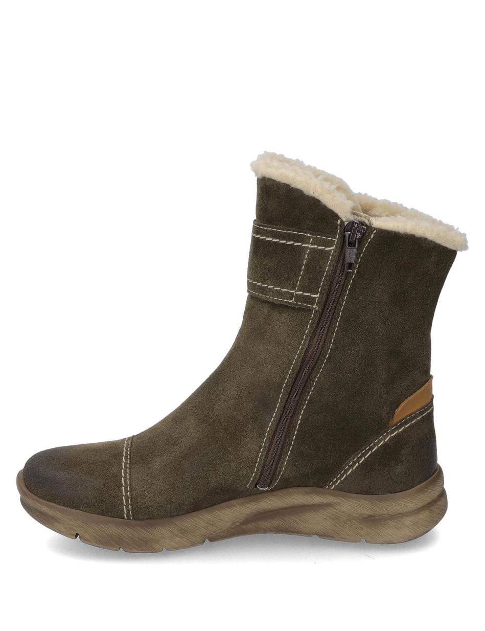 Stiefelette Conny 01, moos-kombi