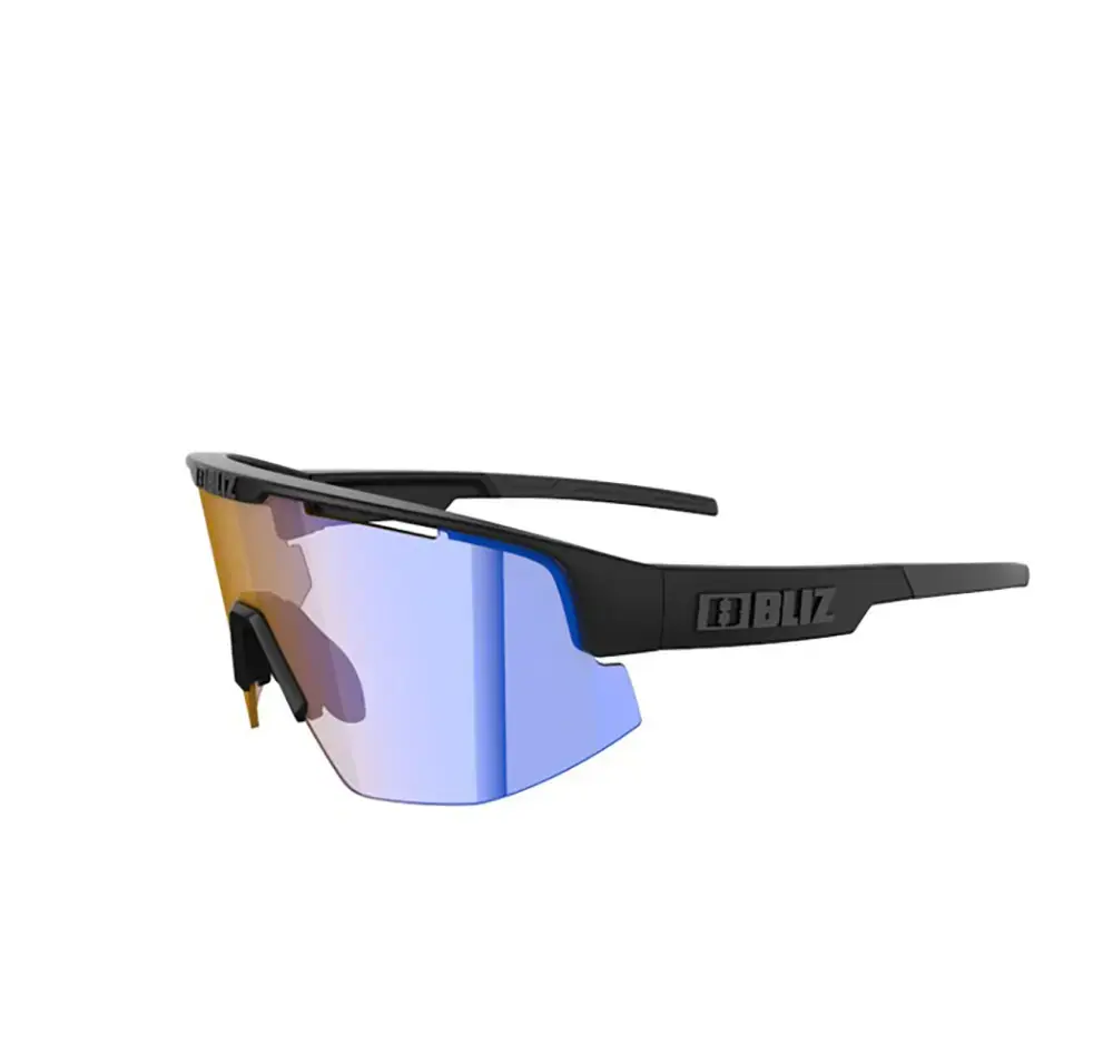 Bliz Matrix Small Sport Zonnebril Mat Zwart met Orange/Blue Multi Lens