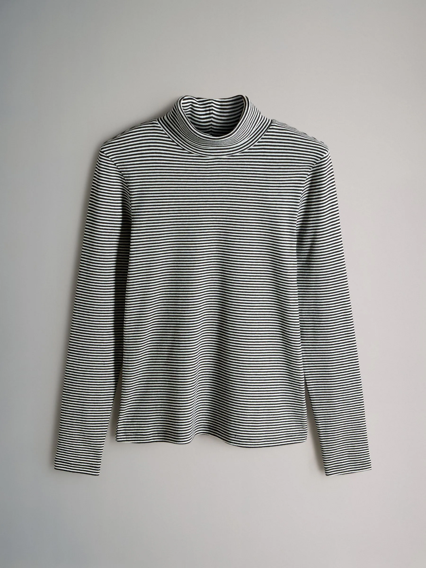 The Set 4 Pack Ribbed Roll Neck Long Sleeve T-Shirts
