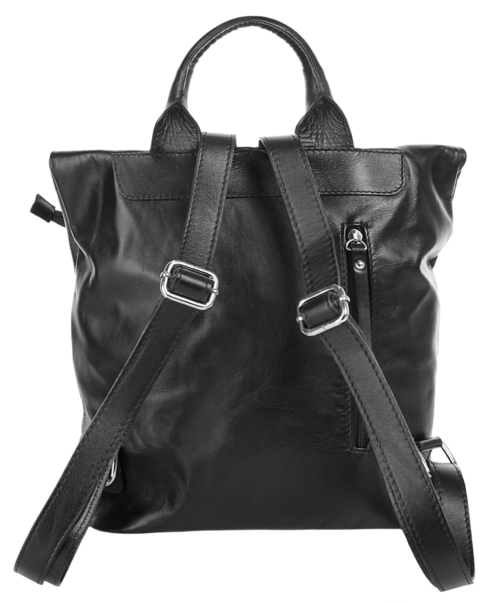 Samantha Look Cityrucksack echt Leder, Made in Italy